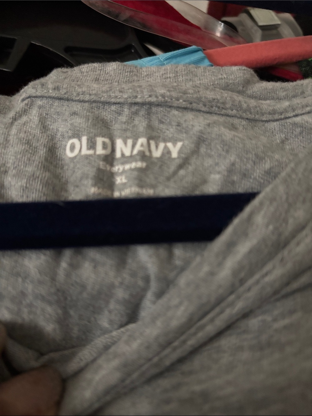 Old Navy Men's Heather Light Gray Crewneck Sweater